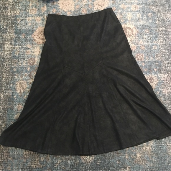 Conrad C Collection Ultra Suede Long Skirt - Picture 7 of 8